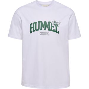 Hummel Loose University Bee T-shirt Met Korte Mouwen Wit L Man