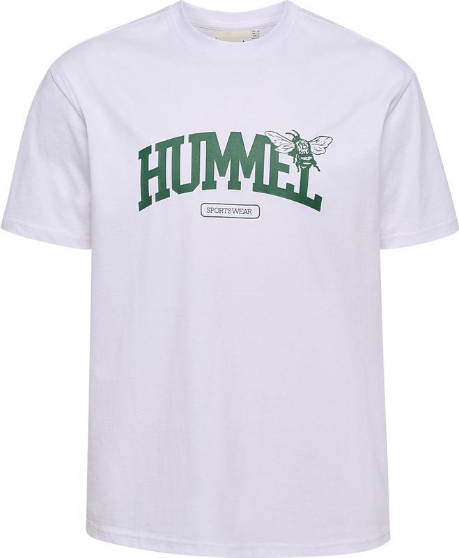 Hummel Loose University Bee T-shirt Met Korte Mouwen Wit L Man
