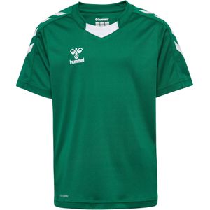 Hummel - hmlCORE XK POLY JERSEY - Kinder T-Shirt - Evergreen - Korte Mouwen