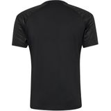 Hummel - hmlPRO S/S - Sportshirt - Zwart - Interlockstof - Ademend