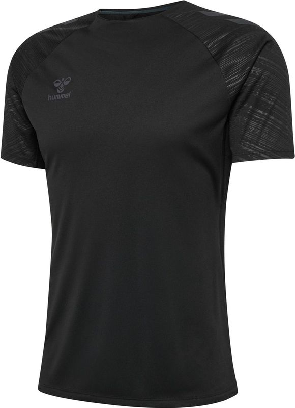 Hummel - hmlPRO S/S - Sportshirt - Zwart - Interlockstof - Ademend