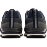 Mesh - Squashschoenen - Zwart - Imitatieleder - Logoprint