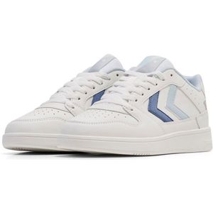 Hummel - ST Power Play - Sneakers - White/Ballad Blue - Textiel