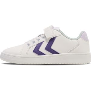 Derby Court JR - Sneakers - Wit - PU - Klittenbandsluiting