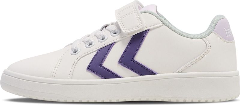 Derby Court JR - Sneakers - Wit - PU - Klittenbandsluiting