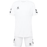 Hummel - Logo T-shirt - Shortset - Zwart - Katoen/Polyester