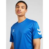 Hummel - Logo T-shirt - Zwart - Katoen/Polyester - Vochtregulerende Technologie