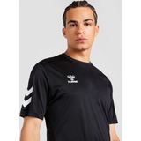 Hummel - Logo T-shirt en Shortset - Zwart - Katoen/Polyester