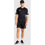 Hummel - Logo T-shirt en Shortset - Zwart - Katoen/Polyester