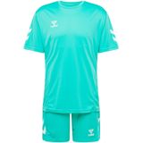 Hummel - Logo - T-shirt en Shortset - Voetbalkleding
