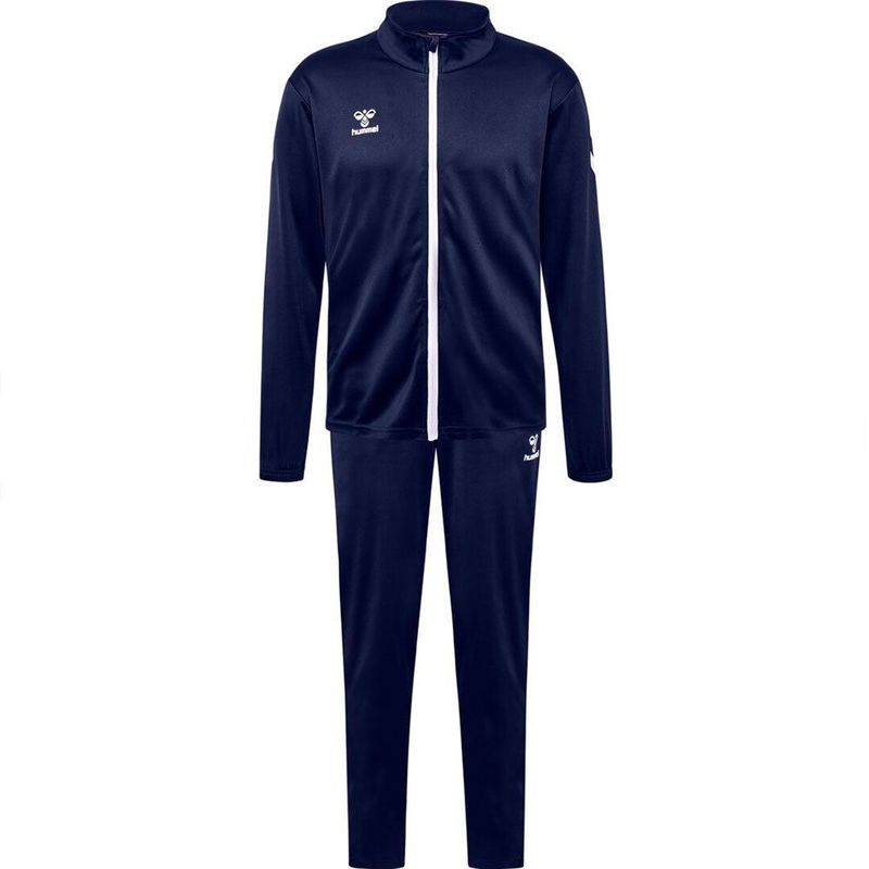 Hummel - Logo - Trainingspak - Zwart - Katoen/Polyester