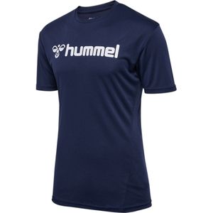 Hummel Logo T-shirt Met Korte Mouwen Blauw L Man