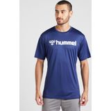 Hummel T-Shirt Top Hmllogo Jersey S S Marine