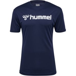 Hummel Logo T-shirt Met Korte Mouwen Blauw M Man