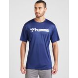 Hummel T-Shirt Top Hmllogo Jersey S S Marine
