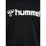 Hummel - Hmllogo Jersey - Kinder T-Shirt - Zwart - 128