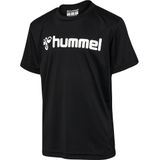 Hummel - Hmllogo Jersey - Kinder T-Shirt - Zwart - 128