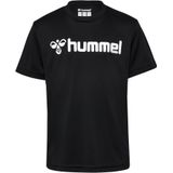 Hummel - Hmllogo Jersey - Kinder T-Shirt - Zwart - 128