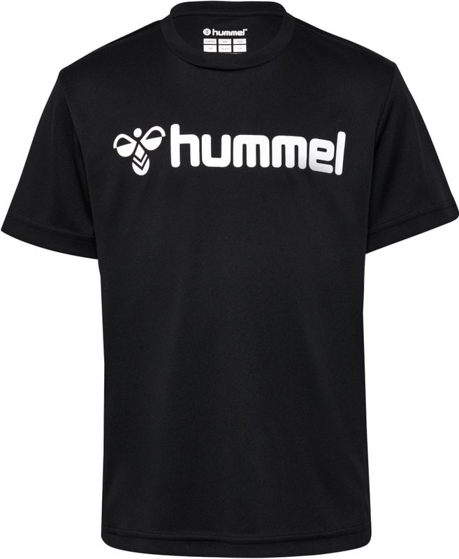Hummel - Hmllogo Jersey - Kinder T-Shirt - Zwart - 128