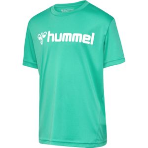Hummel - Hmllogo Jersey - Kinder T-Shirt - Atlantis - Korte Mouwen