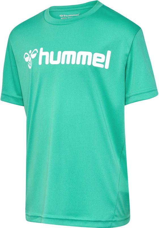 Hummel - Hmllogo Jersey - Kinder T-Shirt - Atlantis - Korte Mouwen