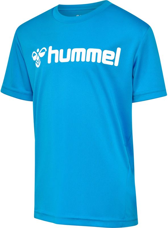 Hummel - Hmllogo Jersey - Kinder T-Shirt - Diva Blue