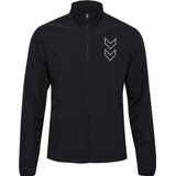 Hummel - Court Jas - Zwart - Geweven Materiaal - Ritszak