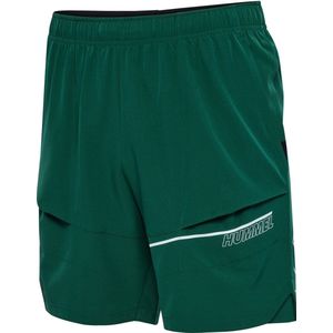 hummel - COURT POCKET SHORTS - Korte Broeken - Zwart - Geweven Stof