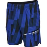 Hummel Damen Shorts Hmlcourt Aop Pocket Shorts Sodalite Blue-XXL