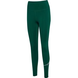 Hummel - Hmlcourt Mid Waist Pocket Tights - Leggings - Rain Forest