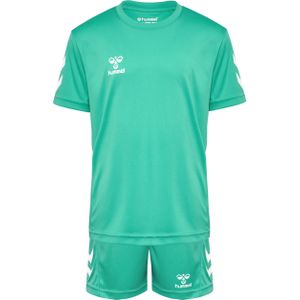 Hummel - Logo - Sportset - Blauw - Inclusief Trui en Short