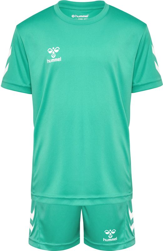 Hummel - Logo Sportset - Blauw - Katoen