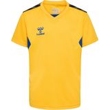 Hummel - hmlAUTHENTIC PL JERSEY S/S KIDS - T-shirt - Geel/Blauw