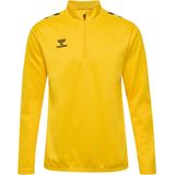 Hummel - Hmlcore XK Half Zip - Trainingsjack - Geel - Poly Sweat
