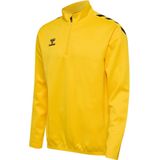 Hummel - Hmlcore XK Half Zip - Trainingsjack - Geel - Poly Sweat