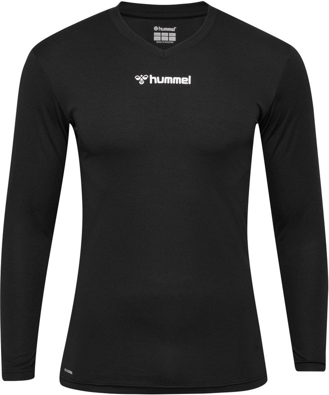 Hummel - BL Essential Tee L/S - Sportshirt - Zwart - Gerecycled Polyester