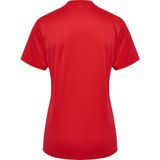 Hummel - hmlESSENTIAL JERSEY S/S WOMAN - T-shirt - True Red