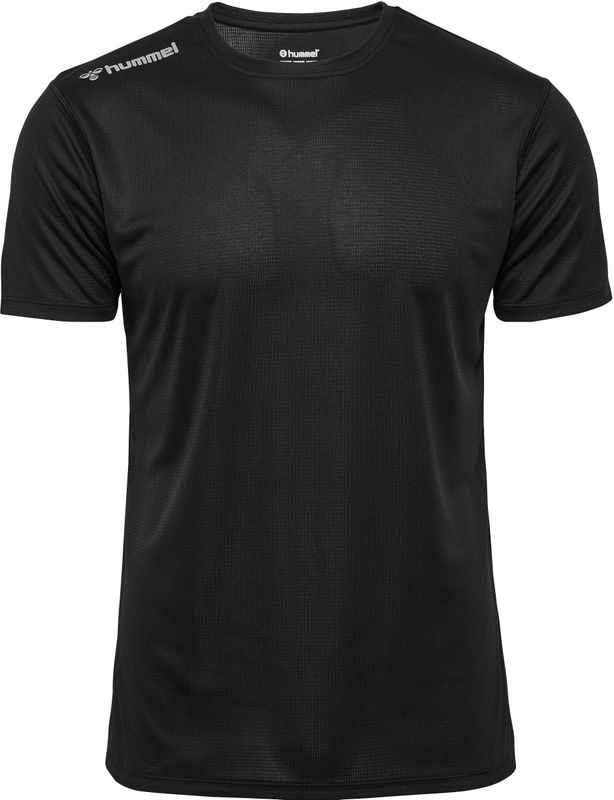 Sporttop - Zwart - Ademend - Reflecterende Details - Regular Fit