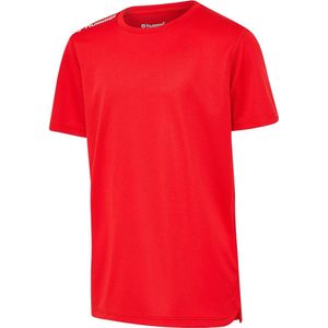 Hummel - Hmlrun Jersey - Kinder T-Shirt - Tango Red - 140