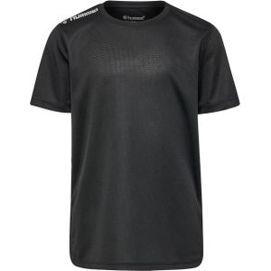 Hummel - Hmlrun Jersey - Kinder T-Shirt - Zwart - 128
