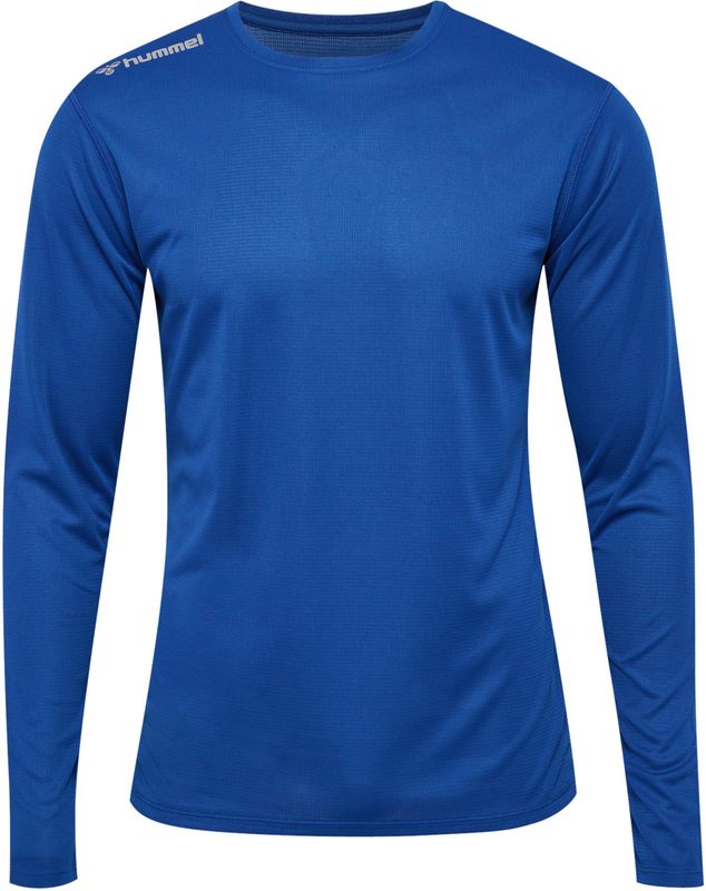 Hummel Run T-shirt Met Lange Mouwen Blauw Man