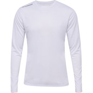 Hummel - Hmlrun Jersey - T-Shirt - Wit - Langarm