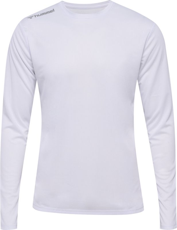 Hummel - Hmlrun Jersey - T-Shirt - Wit - Langarm