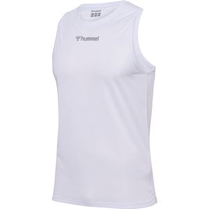 Hummel - Hmlrun Singlet S/L - T-Shirt - Wit