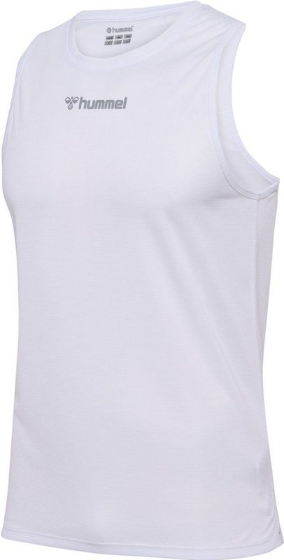 Hummel - Hmlrun Singlet S/L - T-Shirt - Wit