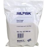 NILFISK - STOFZUIGERZAK NILFISK BACKUUM 5 STUKS + FILTER - 22198000