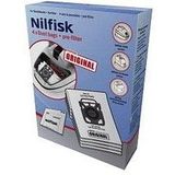 Nilfisk - Elite/Extreme/King - Microvezel Stofzuigerzakken - Set van 4
