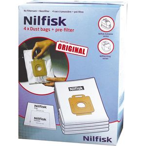 Nilfisk Elite Ultra Plus serie Synthetische Stofzakken 4 st