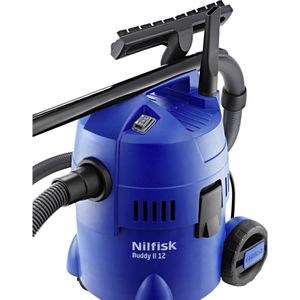 Nilfisk Buddy 12 Nat en Droogzuiger Blauw- bouwzuiger