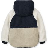 Liewood - Jackson - Gewatteerde Winterjas - Blauw/Wit - Waterafstotend